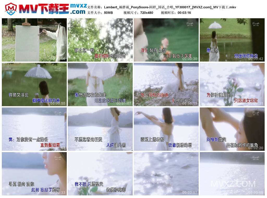 Lambert_杨胖雨_PonySoore-同样_国语_合唱_YF300017